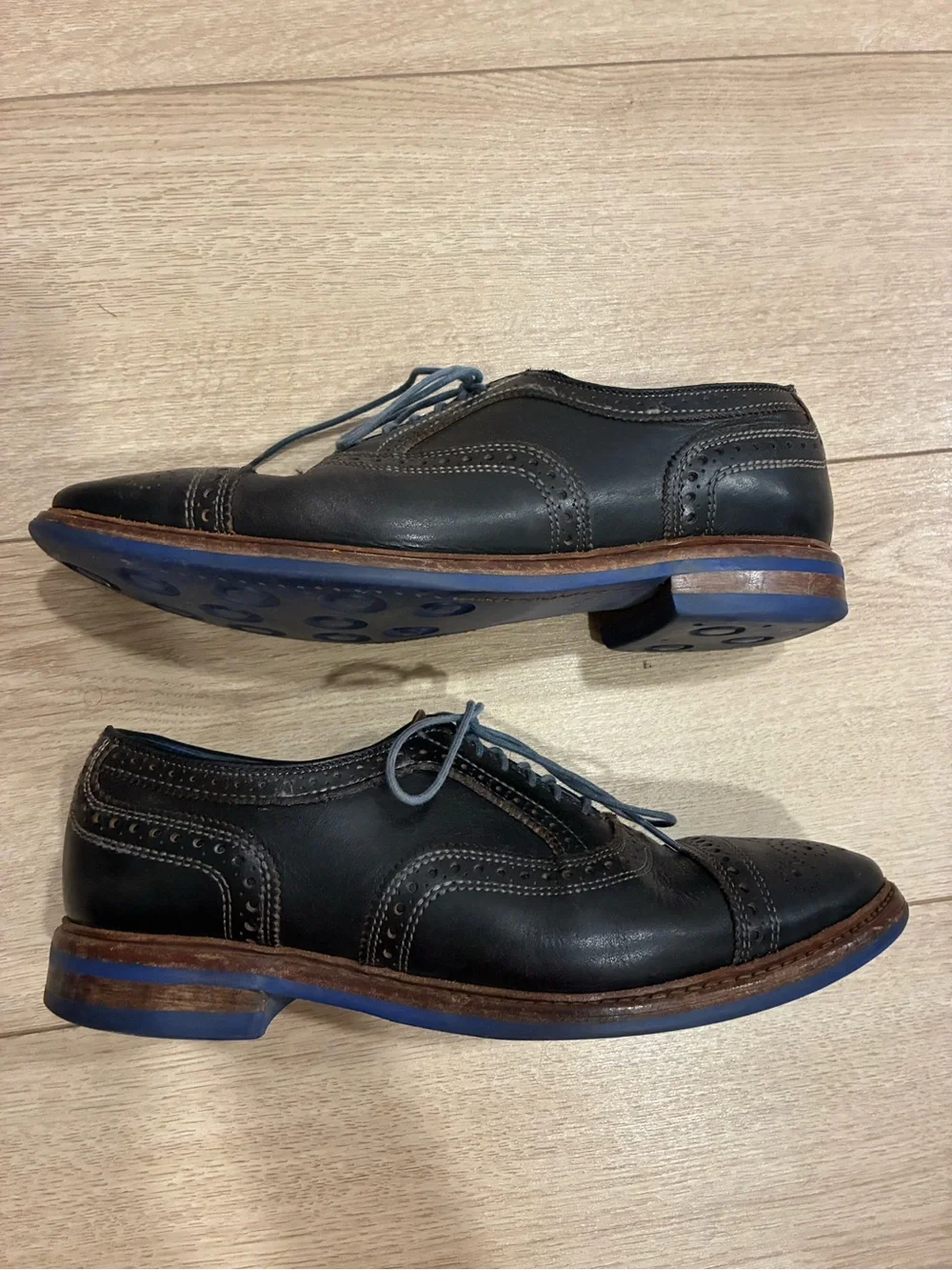 Allen Edmonds Men’s Strandmok Cap Toe Oxfords Black Size 9